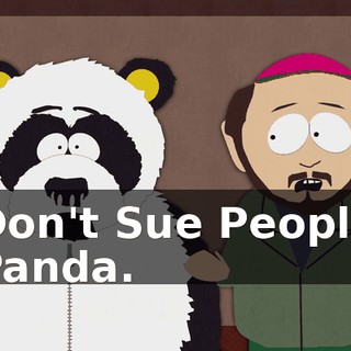 Don't Sue People Panda.