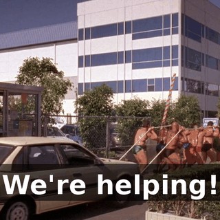 We're helping!