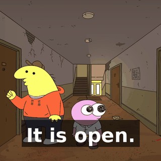 It is open.
