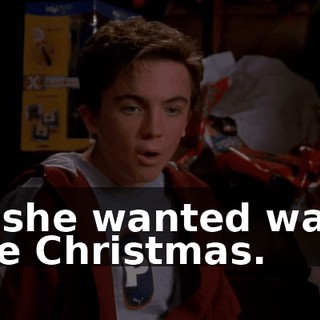 All she wanted was a nice Christmas.