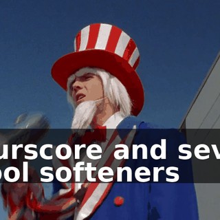 Fourscore and seven stool softeners