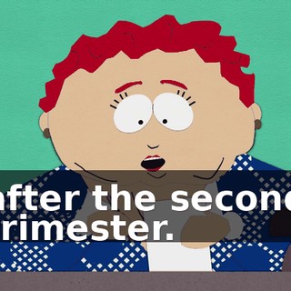 after the second trimester.