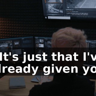 - It's just that I've already given you