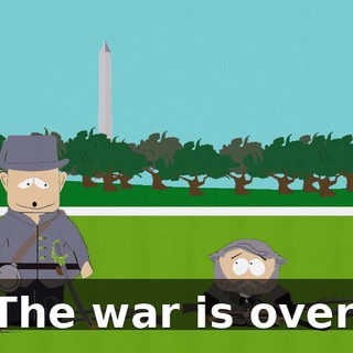 The war is over.