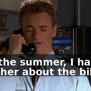 for the summer, I had to tell her about the bike.