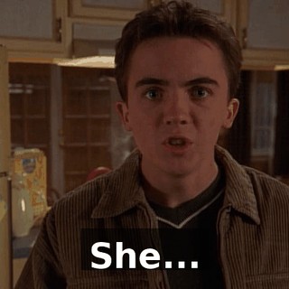 She...