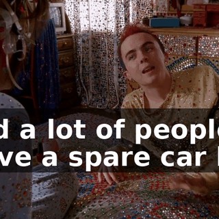 And a lot of people leave a spare car key