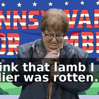 I think that lamb I had earlier was rotten.
