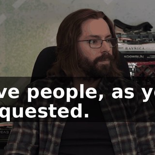 Five people, as you requested.