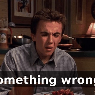 Something wrong?