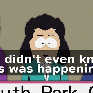 We didn't even know this was happening.