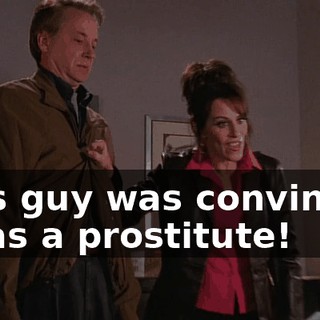 This guy was convinced I was a prostitute!