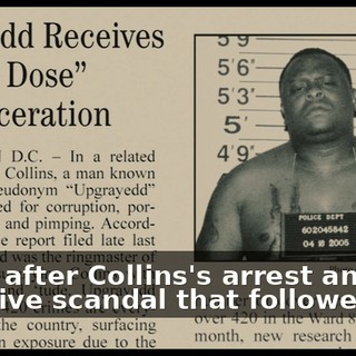 Soon after Collins's arrest and the massive scandal that followed,