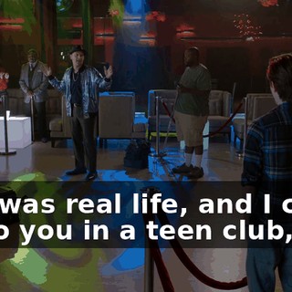 this was real life, and I came up to you in a teen club,