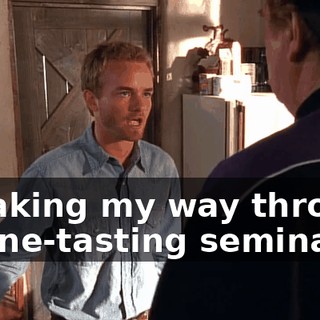 or faking my way through a wine-tasting seminar