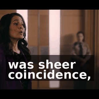 was sheer coincidence,