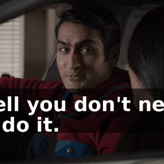 Well you don't need to do it.