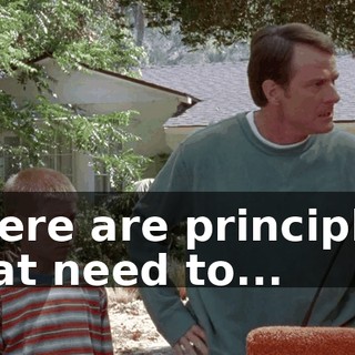 There are principles that need to...