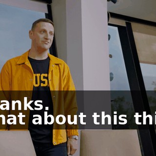 - Thanks. - What about this thing?