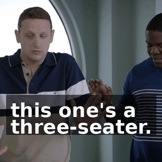 this one's a three-seater.