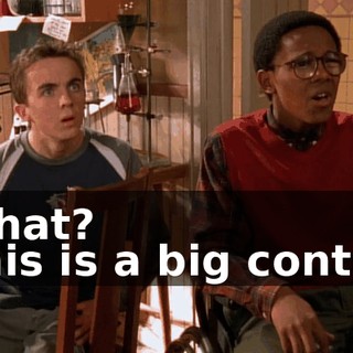 - What? - This is a big contest.