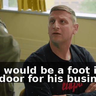 that would be a foot in the door for his business.