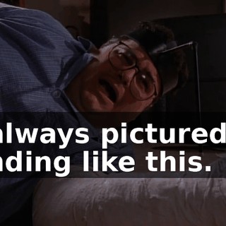 I always pictured it ending like this.