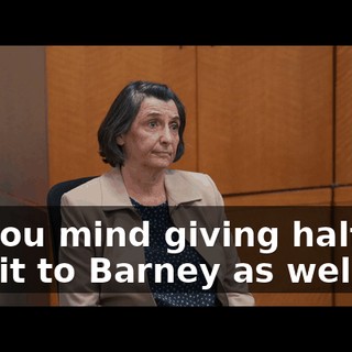 Do you mind giving half the credit to Barney as well?