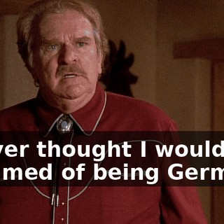I never thought I would feel ashamed of being German.