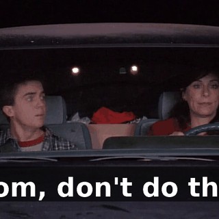 Mom, don't do this.