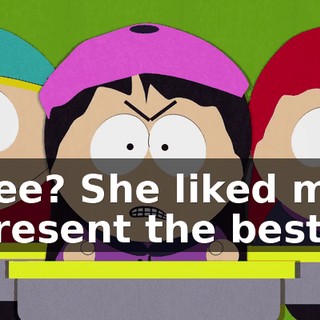 See? She liked my present the best!