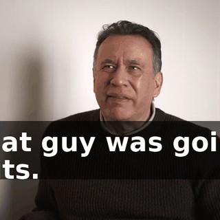 That guy was going nuts.