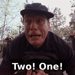 Two! One!