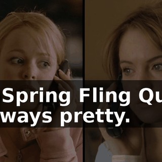 The Spring Fling Queen is always pretty.