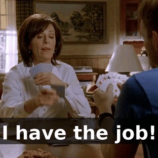 I have the job!