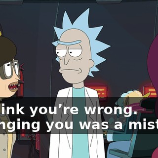 - I think you’re wrong. - Bringing you was a mistake.