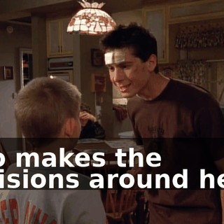who makes the decisions around here?