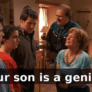 Your son is a genius.