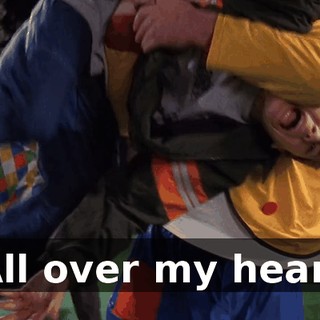 ♪ All over my heart ♪