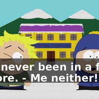 I've never been in a fight before. - Me neither!