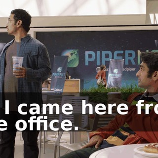 so I came here from the office.