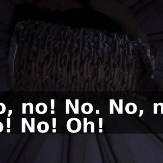 No, no! No. No, no, no! No! Oh!