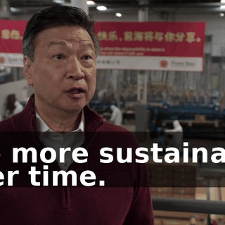 the more sustainable over time.