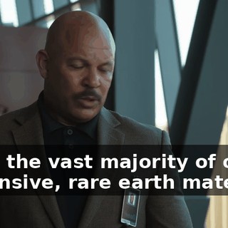 Well, the vast majority of our expensive, rare earth materials