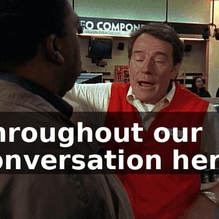 Throughout our conversation here,