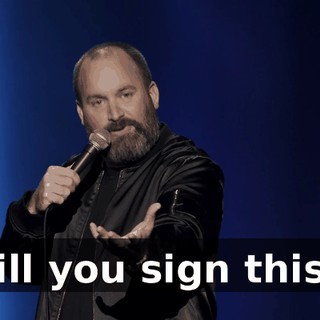 Will you sign this?"