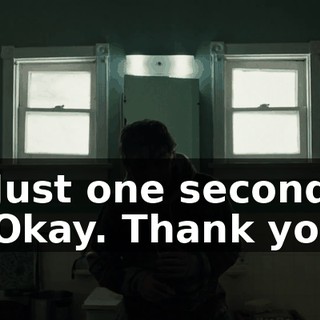 - Just one second! - Okay. Thank you.