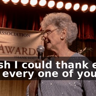 I wish I could thank each and every one of you