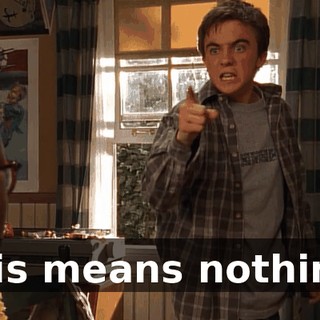 This means nothing!