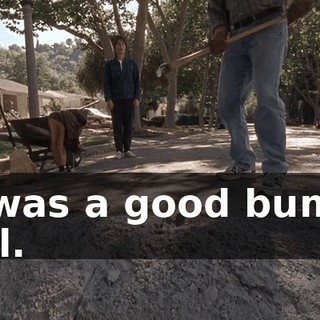 It was a good bump, Hal.